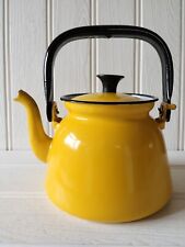 Vintage yellow enamel for sale  SURBITON