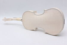 4/4 Professional Unfinished Handmade Violin One Piece Flame Maple Back Spruce, usado comprar usado  Enviando para Brazil