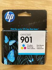 Used, Genuine HP 901 Tri-colour Original Ink Cartridge  Number: CC656AE Expired 2013 for sale  Shipping to South Africa