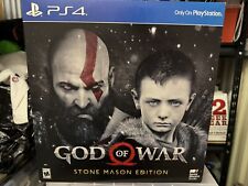 God of War Stone Edición Mason Edición Coleccionista PS4 Completo con Juego, Extras segunda mano  Embacar hacia Argentina