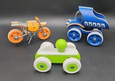 3- Hape E-Racer Monza motocicleta de bambu e 2 outras. TODOS HAPE'S, usado comprar usado  Enviando para Brazil