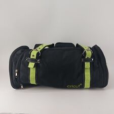Cricut machine duffle back with expandable zipper Black with green polkadot for sale  Shipping to South Africa