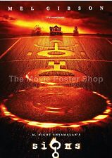 Signs movie poster for sale  COLCHESTER