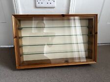 collectors glass wall display cabinet for sale  LONDON