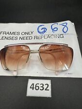 NEOSTYLE Germany Sunsport Aviator Oversize Gold Rare Eyeglasses 37-907 66-16, used for sale  Shipping to South Africa