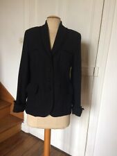 Veste laine noire d'occasion  Clamart