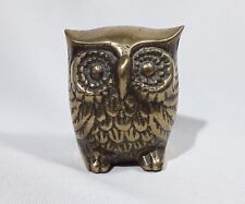 Vintage Brass Owl Ornament - Solid, Paperweight , used for sale  Shipping to South Africa