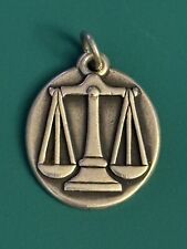 James Avery Retired Silver Libra Scales of Justice Law Or  Zodiac Charm Pendant, used for sale  Shipping to South Africa