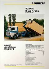 242767) Scania LKW R 112 H 6x2 Marrel Prospekt 198? comprar usado  Enviando para Brazil