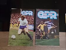 Qpr home programmes for sale  LEICESTER