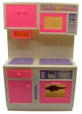 Usado, Muebles vintage para casa de muñecas Goldlok Toys estufa rosa microondas segunda mano  Embacar hacia Argentina