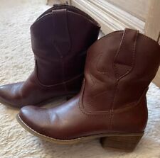 Brown cowgirl boots for sale  KINGSWINFORD