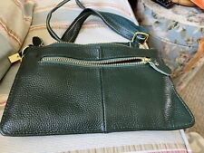 Usado, Bolsa tiracolo feminina de couro genuíno verde bolsa carteiro comprar usado  Enviando para Brazil