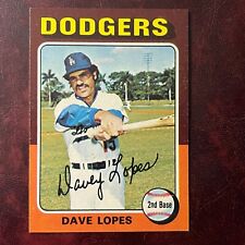 1975 Conjunto Topps DAVE LOPES #93 DODGERS QUASE PERFEITO/PERFEITO+ *ALTA QUALIDADE* VENDA AUTOMÁTICA *RESISTENTE*  comprar usado  Enviando para Brazil