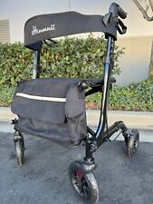 Light weight 16 LB Rollator walker with seat for senior 8 inch wheel foldable for sale  Shipping to South Africa