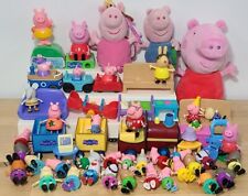 GRANDE LOTE de bonecos e acessórios da Peppa Pig & Friends móveis para trem de carro   comprar usado  Enviando para Brazil