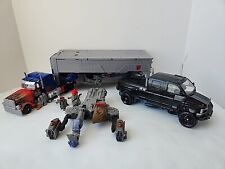 Lote Transformers Optimus Prime Ultimate Semi DOTM y Ironhide GMC Truck Voyager, usado segunda mano  Embacar hacia Argentina