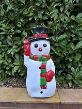 Vintage christmas snowman for sale  UCKFIELD