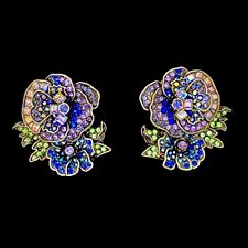Used, HEIDI DAUS BLOOMS DAY CRYSTAL EARRINGS for sale  Shipping to South Africa