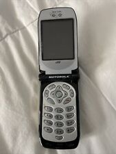 RARO Motorola i930 - Negro Plateado (Nextel) Teléfono Celular - PARA REPUESTOS, usado segunda mano  Embacar hacia Argentina
