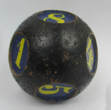 Bola de jogos antiga de madeira numerada - Vitoriana comprar usado  Enviando para Brazil