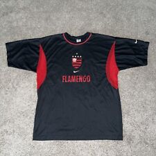 Camiseta masculina grande futebol/futbol Nike Dri-Fit Brasil FLAMENGO preta e vermelha CRF comprar usado  Enviando para Brazil
