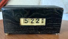 Lawson Clock Black Ceruse Ash, Vintage, Working, art deco  Weber era, used for sale  Shipping to South Africa