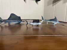 Modelos de peixes marinhos Papo 2020 Swordfish, veleiro sem rótulo e trio de marlin azul comprar usado  Enviando para Brazil