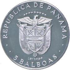 SILVER - HUGE - 1970 Panama 5 Balboas - World Silver Coin *326 for sale  Frederick