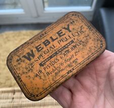 Vintage webley tin for sale  DEVIZES