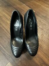 leather black aldo shoes for sale  Costa Mesa