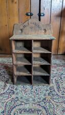 Sweet Antique Early Primitive Old Wood Spice Apothecary Cabinet 17" for sale  Shipping to South Africa