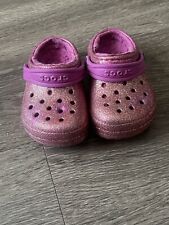 Crocs pink lined for sale  Norfolk