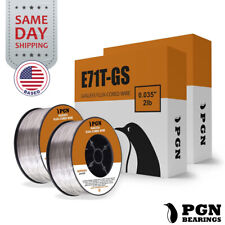 (2 x 2-Lb Spools) E71T-GS .035" Flux Core Welding Wire - Gasless Mild Steel MIG for sale  Shipping to South Africa