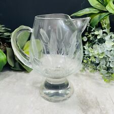 Vintage etched glass for sale  Sun Prairie