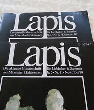 Lapis mineralienzeitung konvol gebraucht kaufen  Eisingen