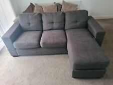 Grey fabric modern for sale  PETERBOROUGH