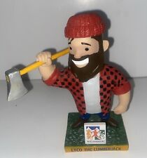 Lyco The Lumberjack Crosscutters Bobble Head SGA Phillies HTF Mascote MiLB comprar usado  Enviando para Brazil