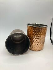 Copper drinking cups for sale  HARROW