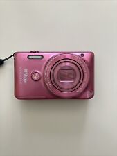 Cámara Nikon Coolpix S6900 16,2 MP con lente zoom 12x rosa, usado segunda mano  Embacar hacia Argentina