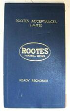 Rootes ready reckoner for sale  LEICESTER