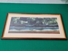 Framed riverscape colour for sale  LEOMINSTER
