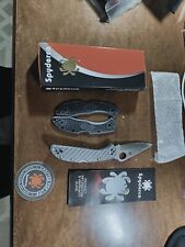 Spyderco Delica 4 Flat Ground Gray C11PBK CF Carbon Fiber, used for sale  Shipping to South Africa