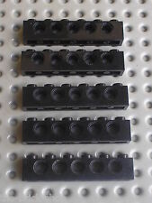 Barres perforées noires LEGO TECHNIC black bricks with holes 1 x 6 ref 3894 na sprzedaż  Wysyłka do Poland