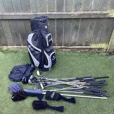 motocaddy lite series golf cart bag & balls and clubs RH, used for sale  Shipping to South Africa