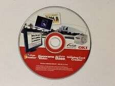 Okidata OKi Impressora CD Disco Software de Edição de Fotos Cartões de Colagem Windows Mac OS comprar usado  Enviando para Brazil