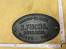 Waggonschild heidelberg 1893 gebraucht kaufen  Lichtenau