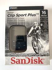 Reproductor de MP3 SanDisk Clip Sport Plus 16 GB*, negro, SDMX28-016GK segunda mano  Embacar hacia Argentina
