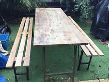 Folding table benches for sale  ROMFORD