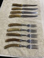 Antler bone cutlery for sale  SWINDON